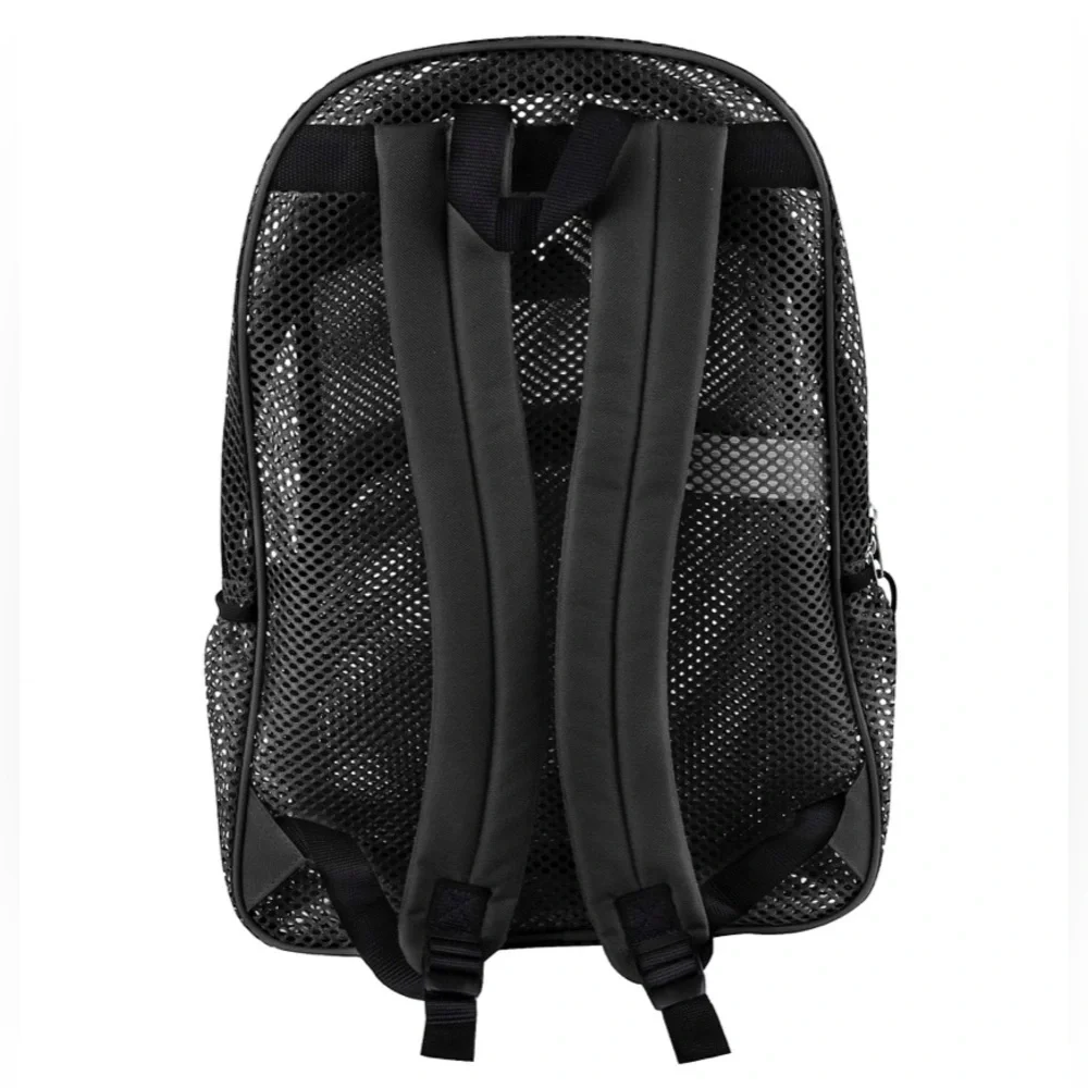 Summit Ridge Black Mesh Reflective Backpack NWT
